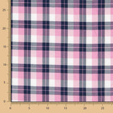 Rosa karierter Twill - Ribes y Casals