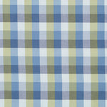 Twill Plaid Blau Grün - Ribes y Casals