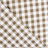 Seersucker Rahmen Maxi Khaki - Ribes y Casals