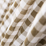 Seersucker Rahmen Maxi Khaki - Ribes y Casals