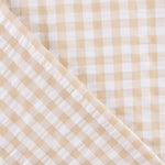 Seersucker Rahmen Maxi Camel - Ribes y Casals