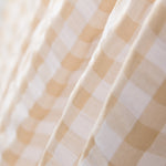 Seersucker Rahmen Maxi Camel - Ribes y Casals