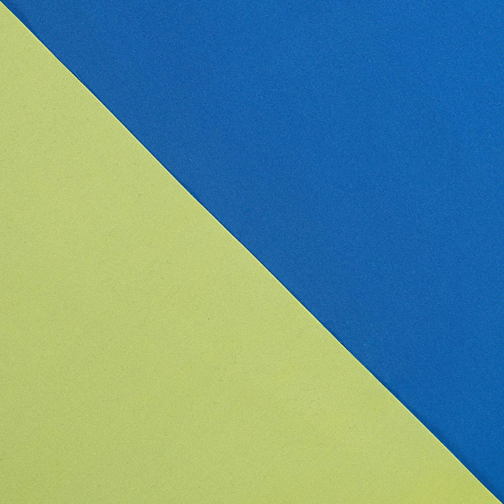 Grün-blauer Reversible-Taft - Ribes y Casals