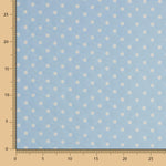 Jacquard Reversible Polka Dots Blau - Ribes y Casals