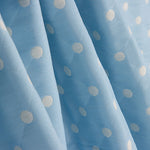 Jacquard Reversible Polka Dots Blau - Ribes y Casals