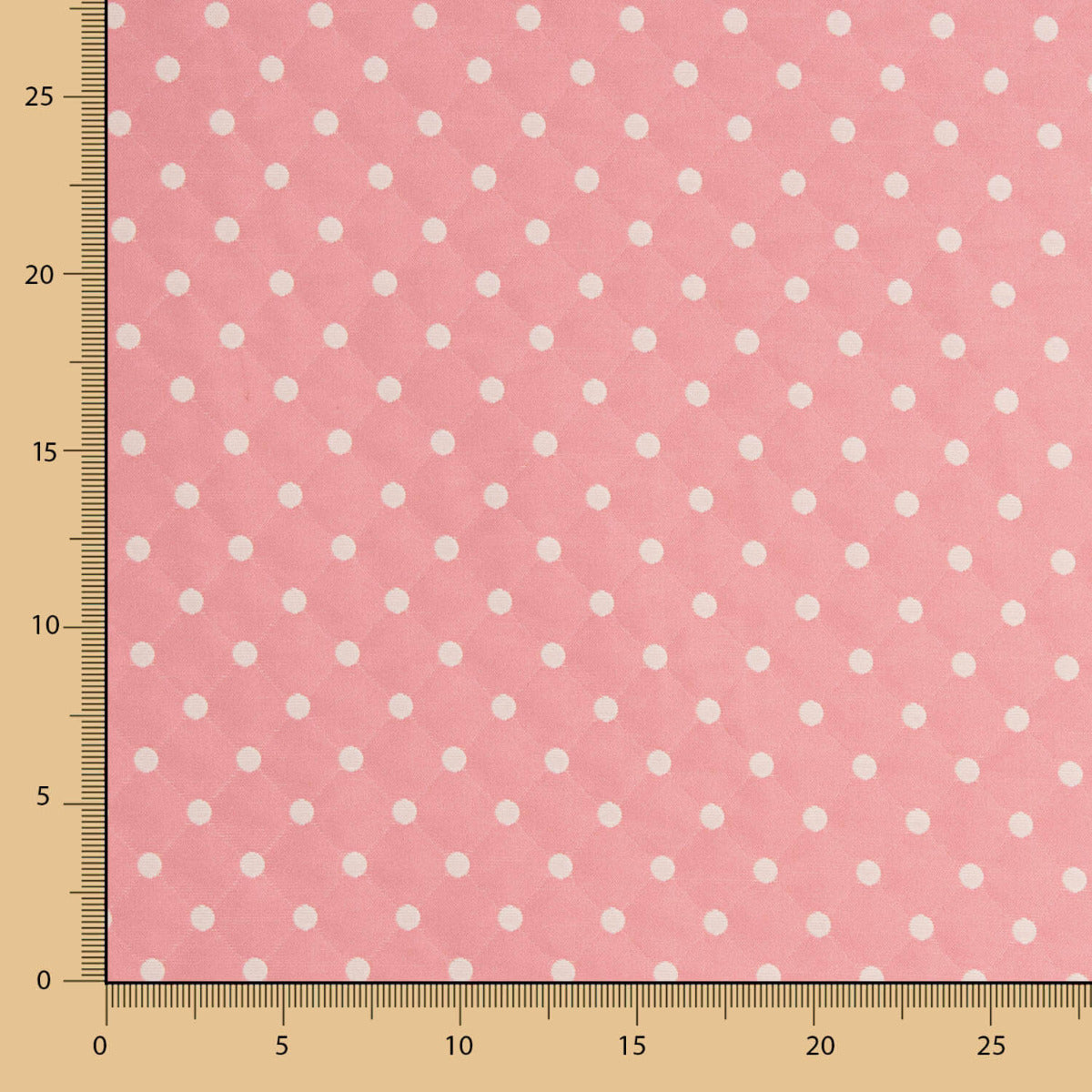 Jacquard Reversible Polka Dots Rosa - Ribes y Casals