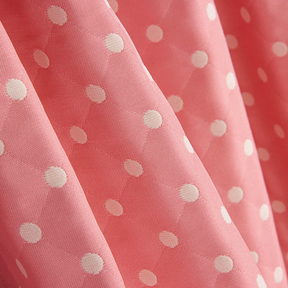 Jacquard Reversible Polka Dots Rosa - Ribes y Casals
