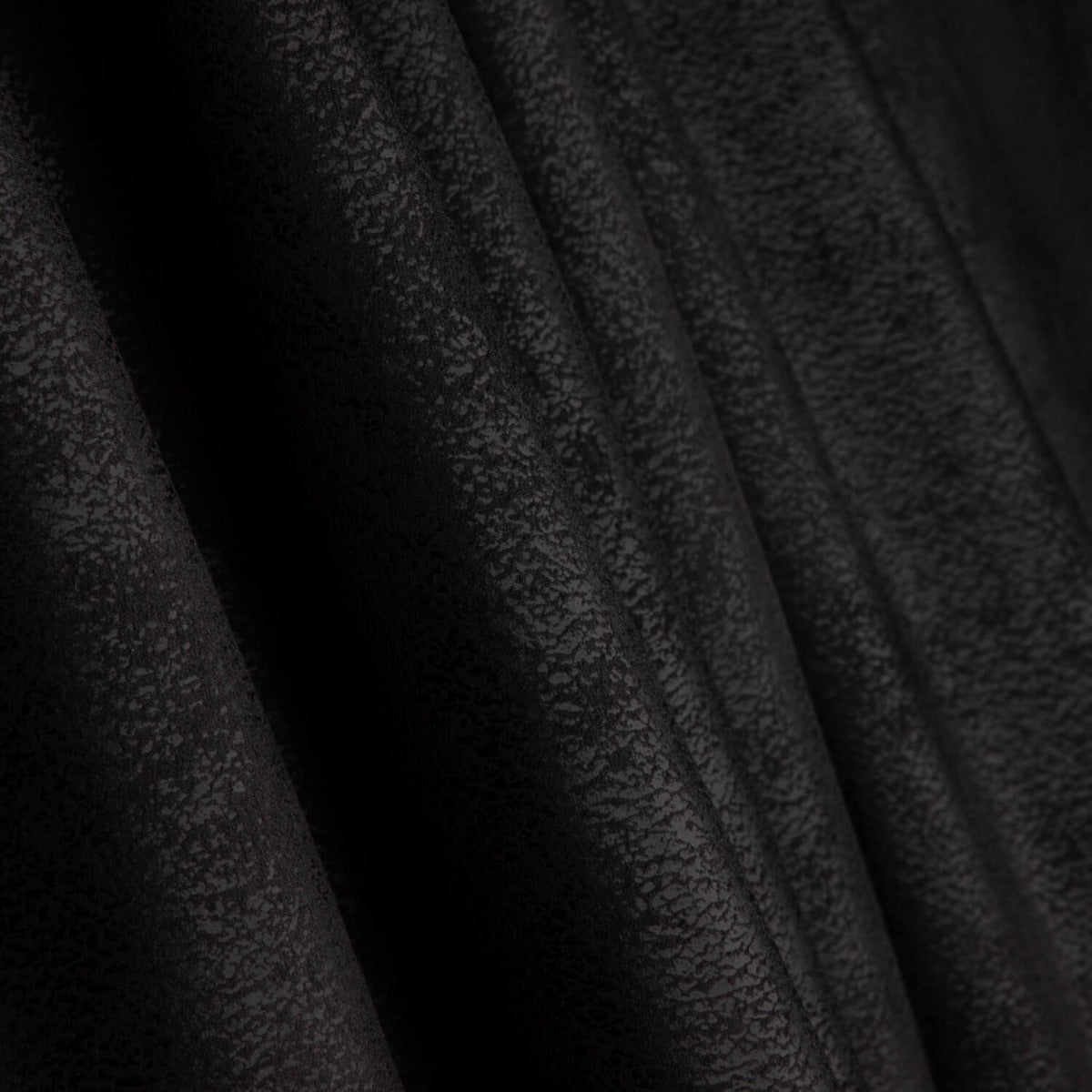 Wildleder-Borreguito Double Face Stoff Schwarz - Ribes y Casals
