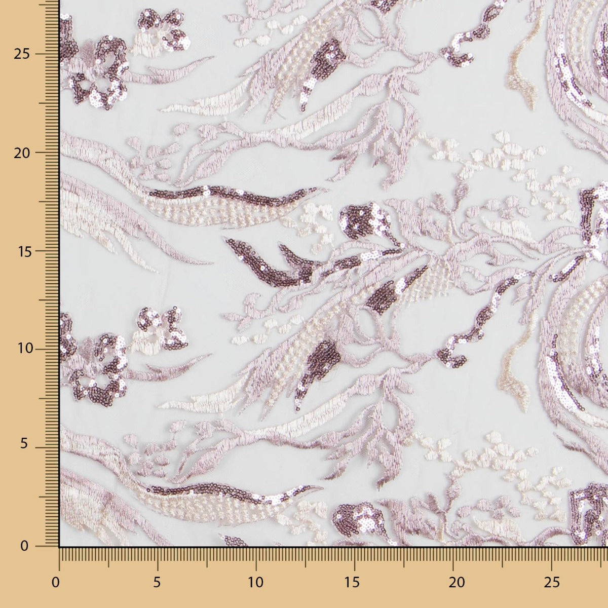 Stoff Spitze Spitze Zweige Pailletten Make Up - Ribes y Casals