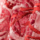Stoff Spitze Zweige Rot - Ribes y Casals