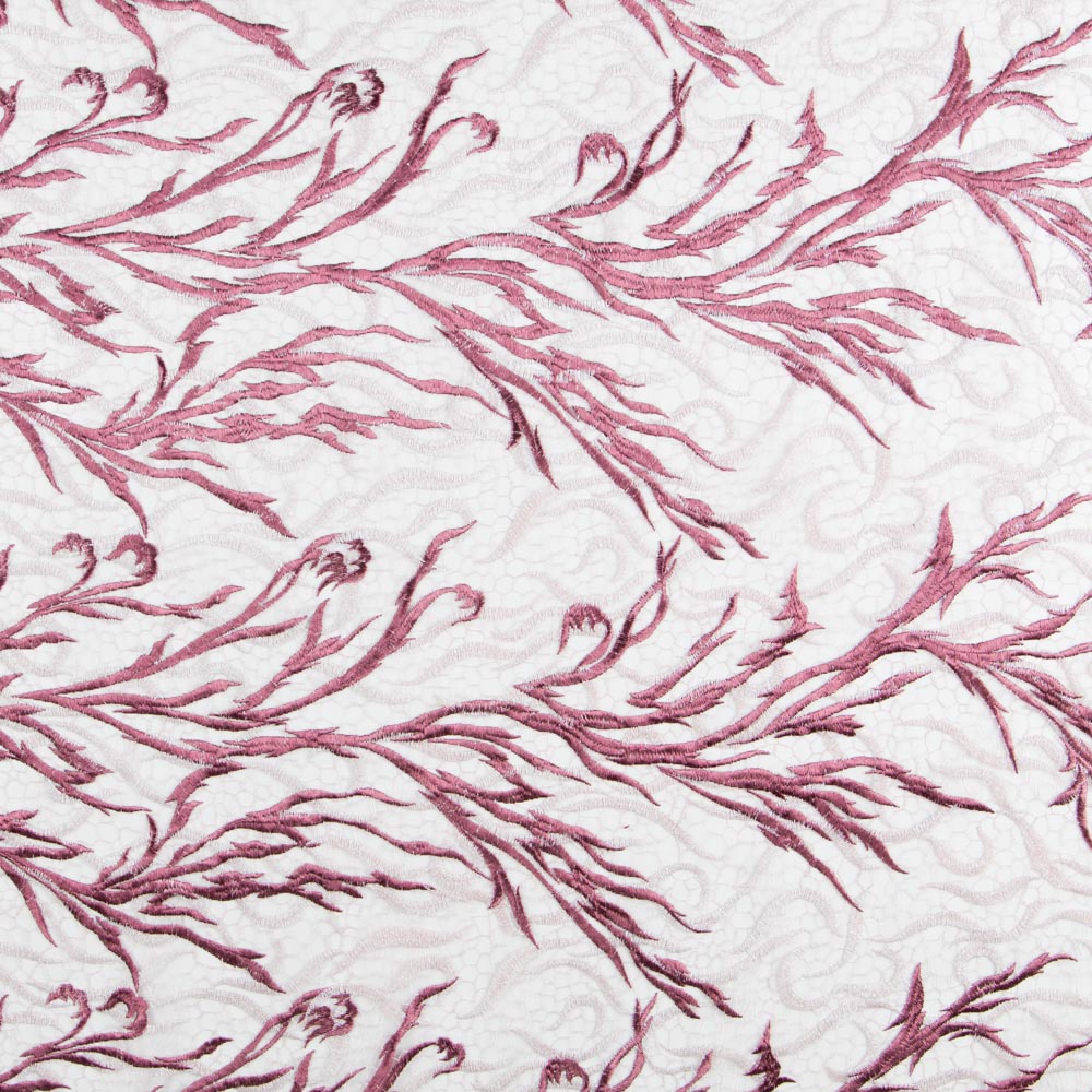 Stoff Spitze Zweige Rosa Make-up - Ribes y Casals