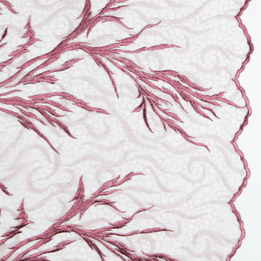 Stoff Spitze Zweige Rosa Make-up - Ribes y Casals