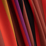 Georgette Gedruckte Streifen Fuchsia - Ribes y Casals