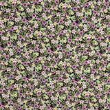 Polyester-Krepp, geblümt, rosa - Ribes y Casals