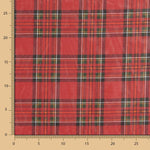 Polyester Tartan Gaze Rot - Ribes y Casals