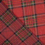 Polyester Tartan Gaze Rot - Ribes y Casals