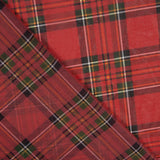 Polyester Tartan Gaze Rot - Ribes y Casals