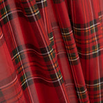 Polyester Tartan Gaze Rot - Ribes y Casals
