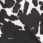 Schwarz gesprenkelter, gemusterter Satin - Ribes y Casals