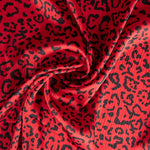 Rotes Leopardenmuster aus Satin - Ribes y Casals