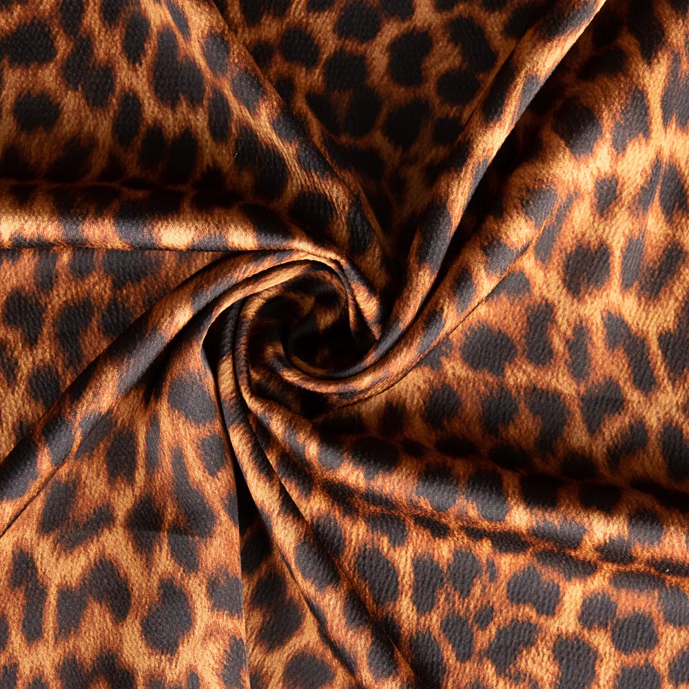 Feuer Leopard Print Satin - Ribes y Casals