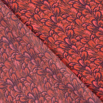 Satin Floral Print Rot - Ribes y Casals
