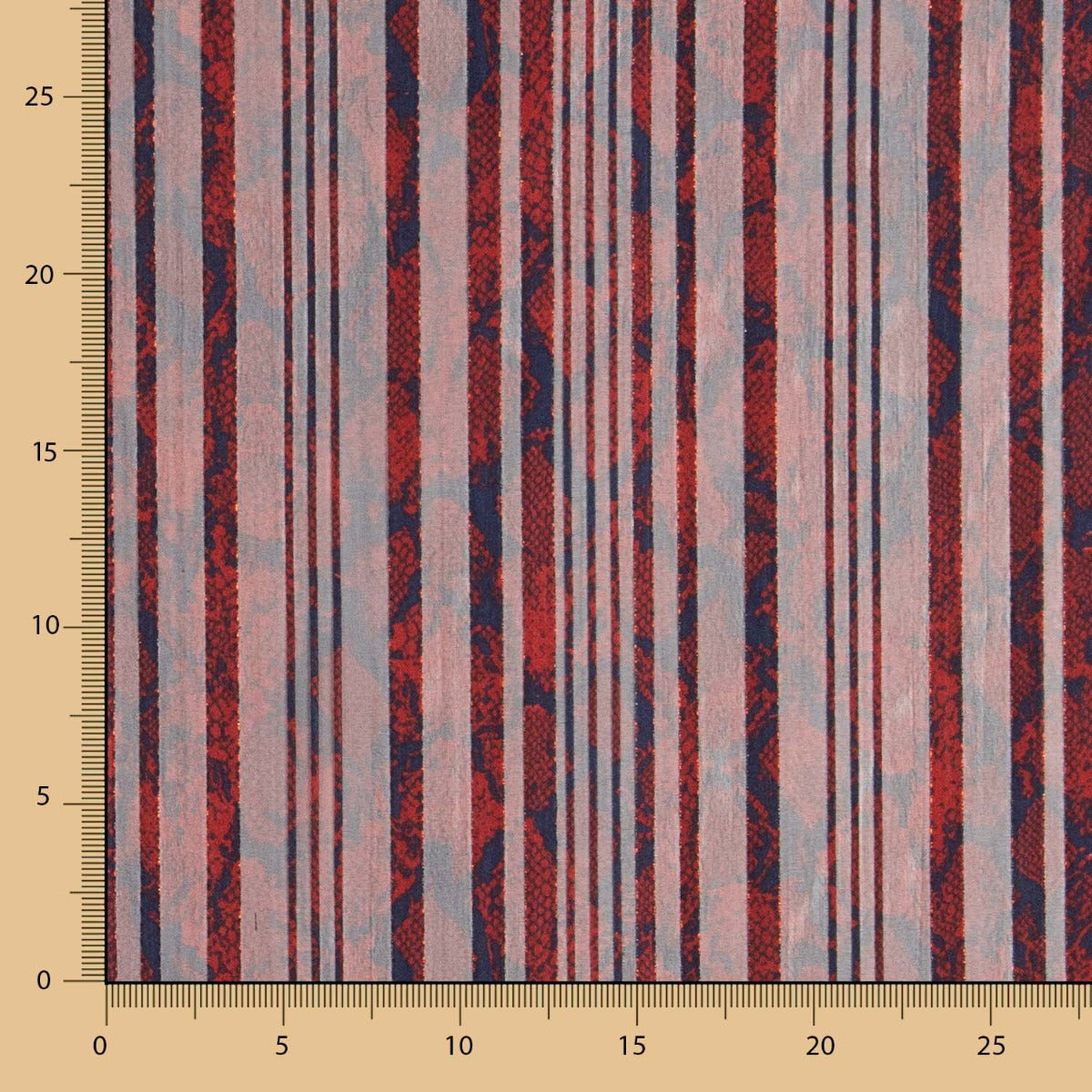 Gaze Lurex Schlange Granat - Ribes y Casals