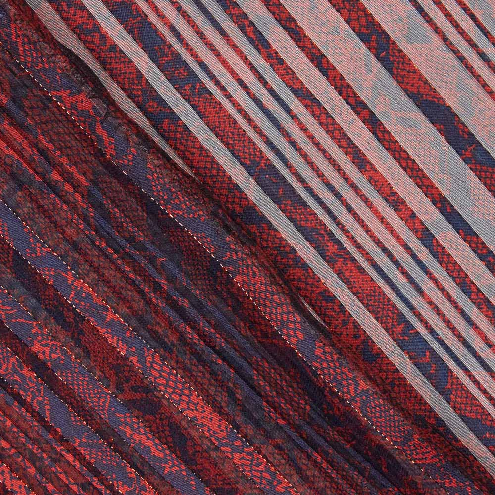 Gaze Lurex Schlange Granat - Ribes y Casals