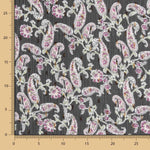 Paisley Gaze Schwarz - Ribes y Casals