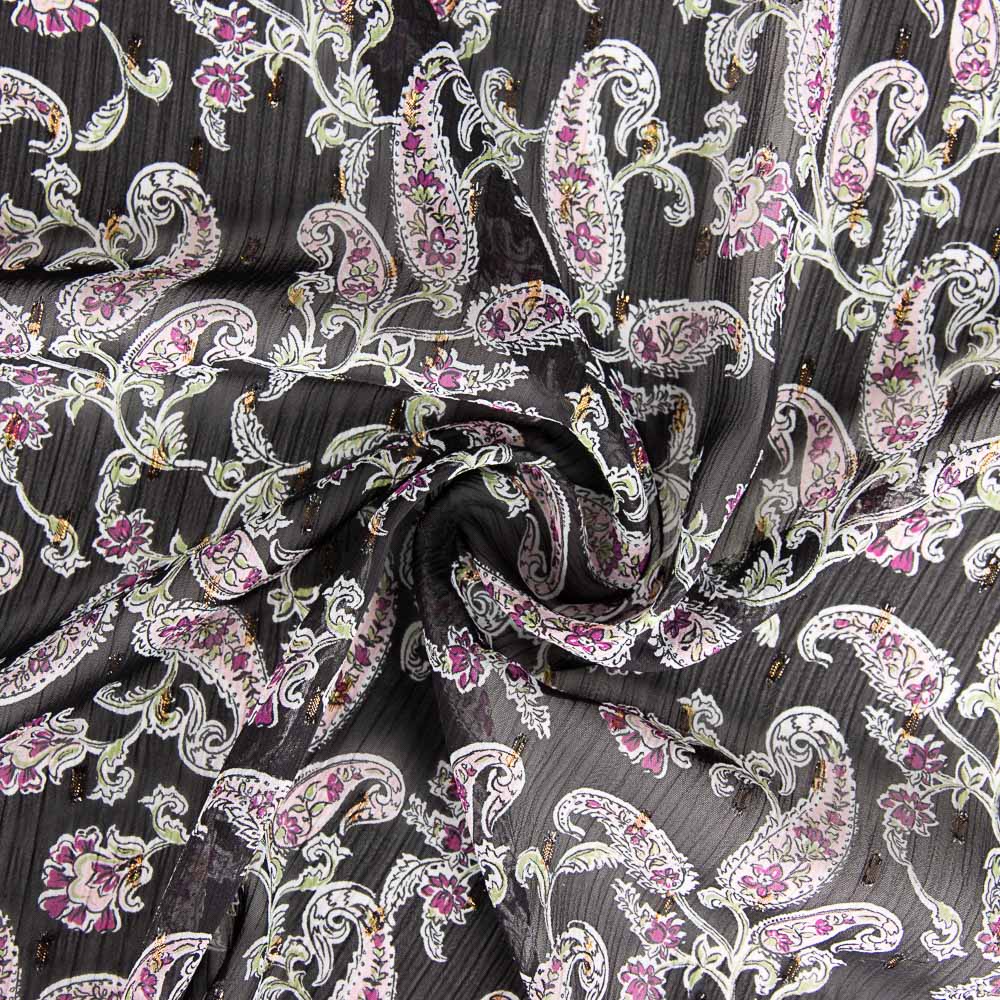 Paisley Gaze Schwarz - Ribes y Casals