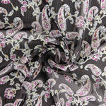 Paisley Gaze Schwarz - Ribes y Casals