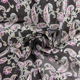 Paisley Gaze Schwarz - Ribes y Casals