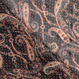 Gaze Pasiley Polka Dot Schwarz - Ribes y Casals