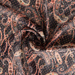 Gaze Pasiley Polka Dot Schwarz - Ribes y Casals