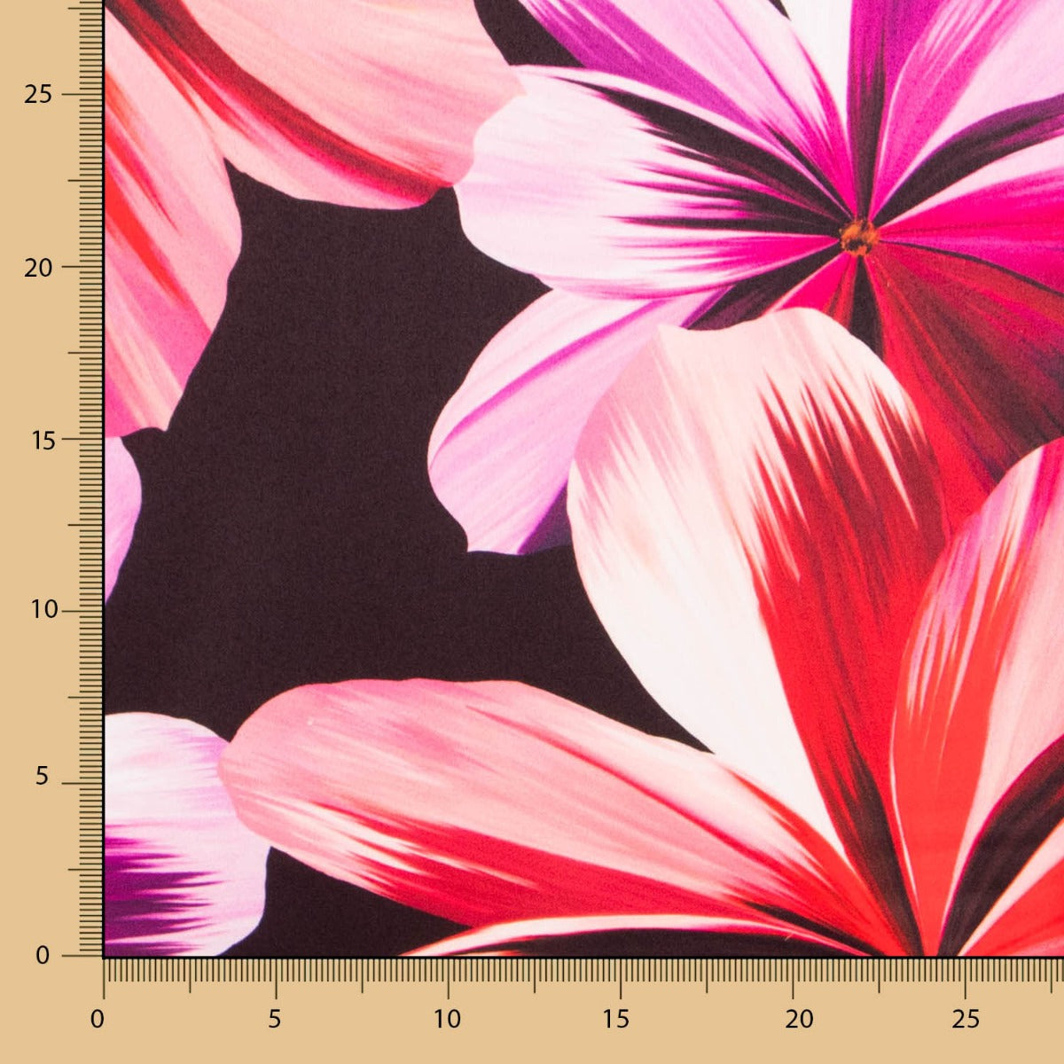 Stoff Fama Strecht Maxi Blume - Ribes y Casals