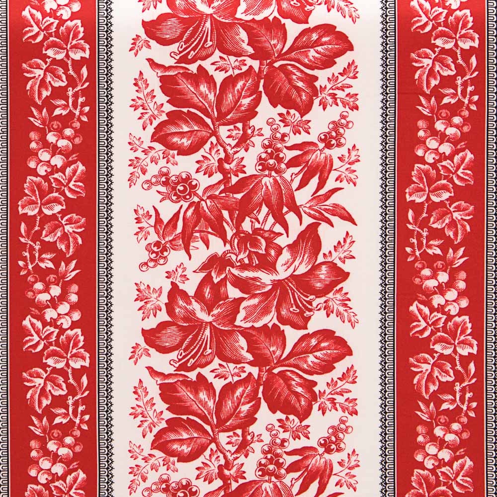 Aufnäher Americano Bayadera Floral Rot - Ribes y Casals
