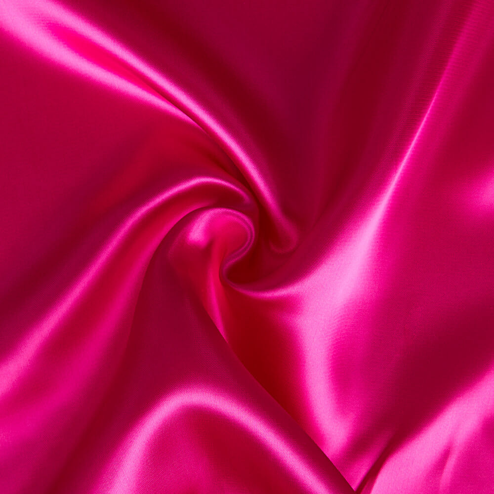 Satin-Futterrest in Fuchsia – verschiedene Maße x Breite 140 cm - Ribes y Casals