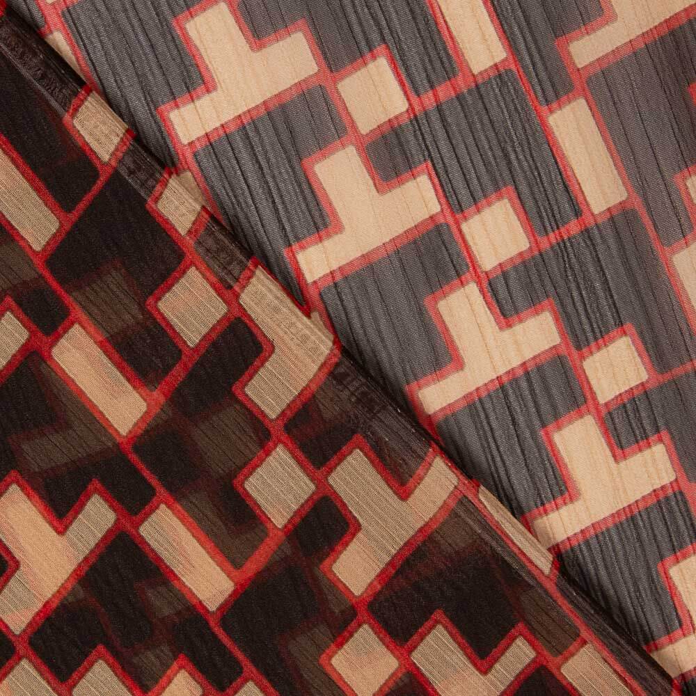 Bambula Polyester Trigonometria Braun - Ribes y Casals