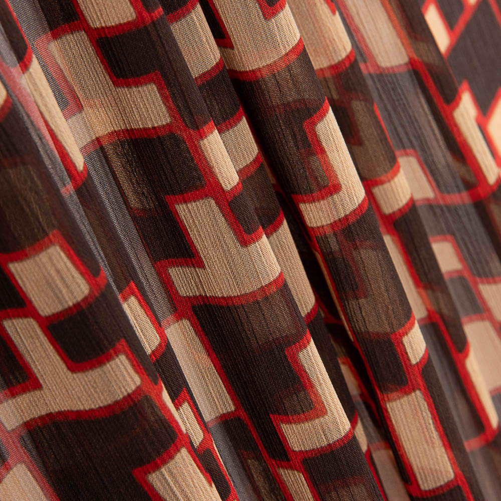 Bambula Polyester Trigonometria Braun - Ribes y Casals