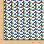 Bambula Polyester Geo Wasser Grün - Ribes y Casals