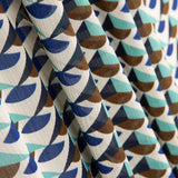 Bambula Polyester Geo Wasser Grün - Ribes y Casals