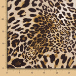 Georgette Leopard Print Braun - Ribes y Casals