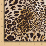 Georgette Leopard Print Braun - Ribes y Casals