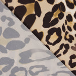 Georgette Leopard Print Braun - Ribes y Casals