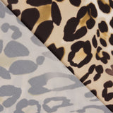 Georgette Leopard Print Braun - Ribes y Casals