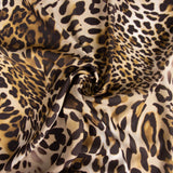 Georgette Leopard Print Braun - Ribes y Casals