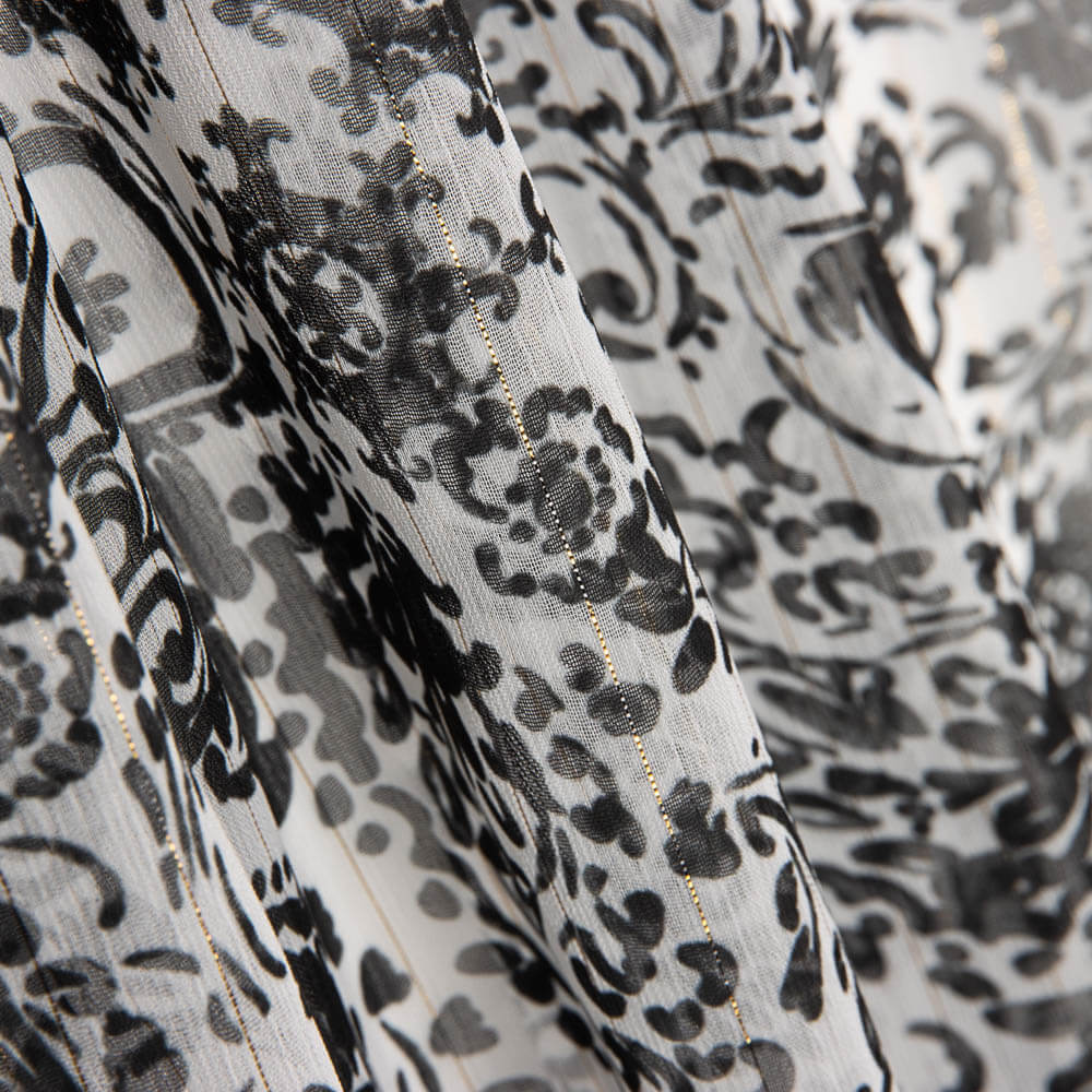 Gaze Lurex Kaschmir Schwarz - Ribes y Casals