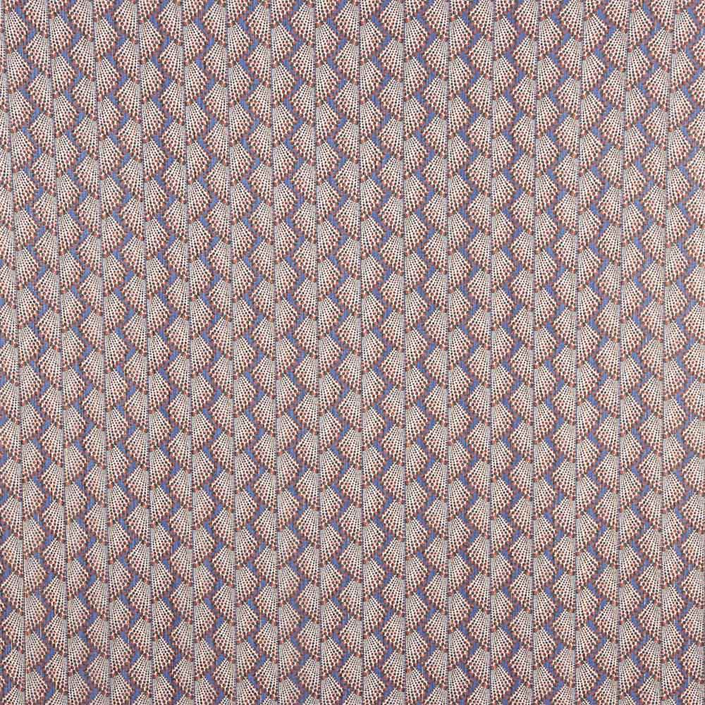 Lurex-Fächergaze blau - Ribes y Casals