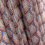 Lurex-Fächergaze blau - Ribes y Casals
