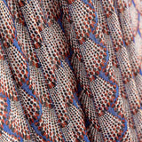 Lurex-Fächergaze blau - Ribes y Casals
